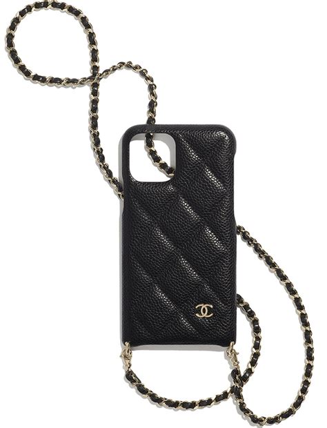 porta cellulare chanel|Phone holder with chain .